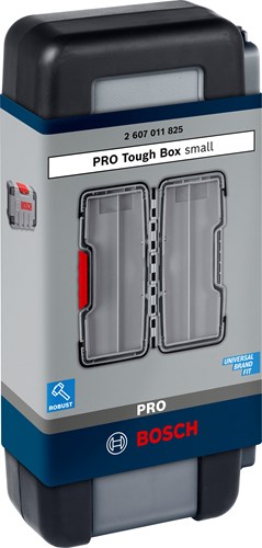 Bosch Accessories Pro Tough Box klein für Zubehör | 43 x 87 x 210 mm – 2607011825