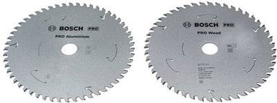 Bosch Zubehör Pro Holz-Aluminium-Kreissägeblätter | 165mm | kabellos | 2 Stück - 2608644733