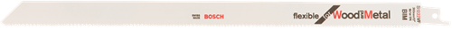 Bosch Zubehör Säbelsägeblatt S 1222 VF flexibel für Holz und Metall 2 Stück – 2608656043