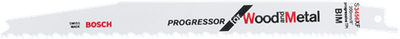 Bosch Zubehör Säbelsägeblatt S 3456 XF Progressor für Holz und Metall 100 Stück – 2608654418