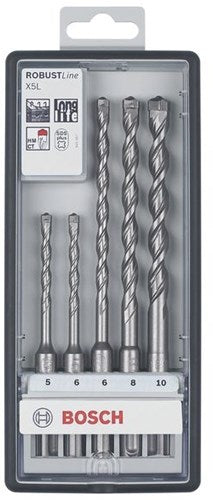 Bosch Zubehör SDS-Plus Bohrhämmer | robustline s4l | 5-teilig | 2607019927 - 2607019927
