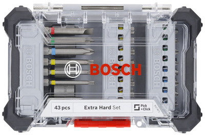 Bosch Prof 43-teiliger Bit- und Steckschlüsselsatz