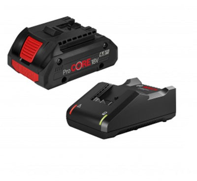 Bosch Zubehör Starterset | 1 x Procore-Akku | 18v | 4,0ah | Gal18V-40 Ladegerät – 1600a01h7h