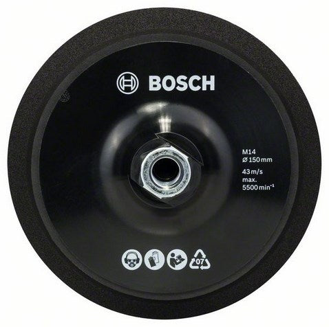 Bosch Stützteller M 14 - ø 150 mm - mit Klettverschluss
