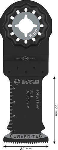 Bosch Zubehör Holzsägeblatt AIZ 32 EPC | Starlock | 32x50mm | 5 Stück - 2608669249
