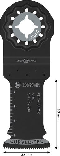 Bosch Zubehör Holzsägeblatt AIZ 32 EPC | Starlock | 32x60mm - 2608669247