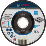 Bosch Zubehör X-Lock Schleifscheibe Expert für Metall 125x6x22,23mm, gebogen - 1 Stück - 2608619259 - afbeelding 1
