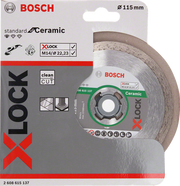 Bosch Zubehör X-Lock Diamantscheibe Standard für Keramik 115 x 22,23 x 1,6 x 7 mm – 1 Stück – 2608615137 - afbeelding 1