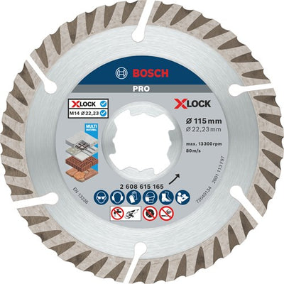 Bosch Zubehör 2608615165 Diamant-Trennscheibe Durchmesser 115 mm 1 Stück