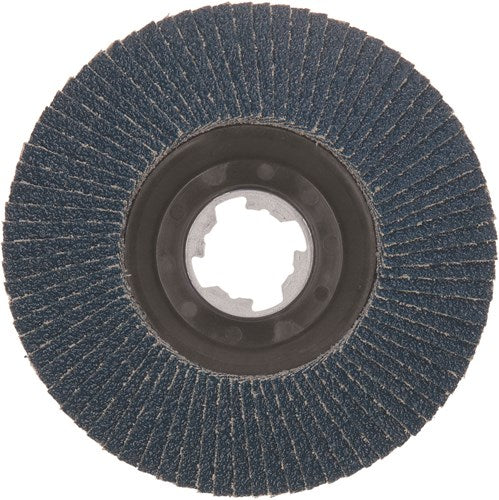 Bosch Zubehör X-Lock Klappenscheibe abgewinkelt, Kunststoff ø125mm, G 60, x571, am besten für Metall – 2608621768