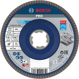 Bosch Zubehör X-Lock Klappenscheibe abgewinkelt, Kunststoff ø125mm, G 60, x571, am besten für Metall – 2608621768 - afbeelding 1