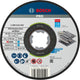 Bosch Zubehör X-Lock Schleifscheibe Standard für Edelstahl 125x1x22,23mm, gerade - 25 Stück - 2608619262