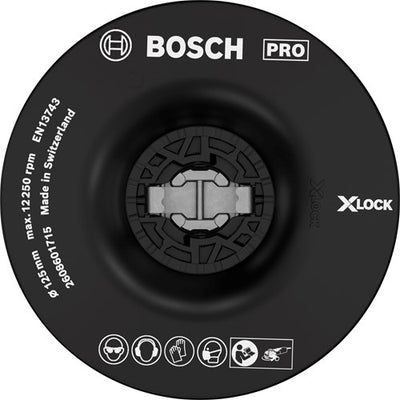 Bosch X-Lock Supportpad 125 mm Medium