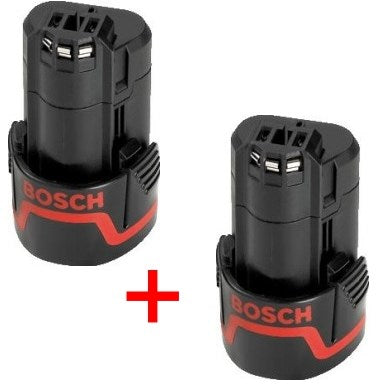 Bosch blauer 12-V-Akku (10,8 V) 2,0 Ah Li-Ion | Duo-Pack – 1600z00040