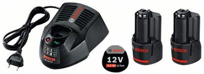 Bosch blaues 12-V-Starterset mit 2 Batterien von 3,0 Ah + Ladegerät AL1230CV - 1600A00X7E