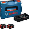 Bosch blau 18v 8,0ah Batterie Starterset exba18v-80 2-320 | 2x exba18v-80 + Ladegerät exal18v2-320 - 1600a0373x