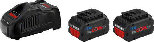 Bosch Akku-Starterset Procore 18V 5,5Ah Akkus + Ladegerät