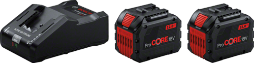 Bosch blau 2 x procore18v 12.0ah + 1 x gal 18v-160 | Batteriesatz - 1600a02t5w