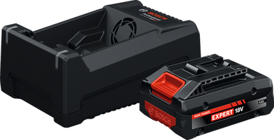 Bosch blaues Batterie-Starterset exba18v-40 | 1x exba18v-40 + Ladegerät gal 12v 18v-80 - 1600a0373m
