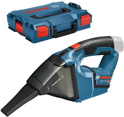 Bosch Blue Gas 12V professioneller Akku-Staubsauger | ohne Akkus und Ladegerät in L-Boxx - 06019e3001