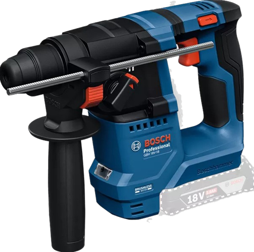 Bosch Blue GBH 18V-18 Akku-Bohrhammer | ohne Akkus und Ladegerät - 0611927000
