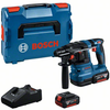 Bosch Blue GBH 18V-22 Akku-Bohrhammer | 1,9 Jahre | 2 x 4,0 Ah Akku + Schnellladegerät | in L-Boxx - 0611924002