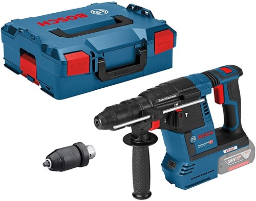 Bosch Blue GBH 18V-26 F Akku-Bohrhammer 2,6J | Solo ohne Akkus und Ladegerät in L-Boxx - 0611910001