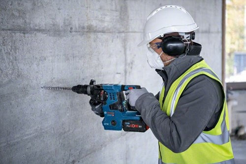 Bosch blau gbh 18v-28 cf | Akku-Bohrhammer 18 V SDS-Plus 3,3 J in L-Boxx 238 (2 x 8,0 Ah Procore-Akku + Ladegerät) – 0611921002