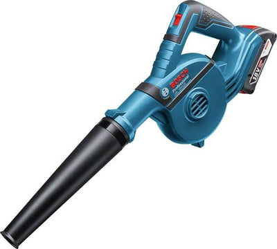 Bosch Blue GBL 18V-120 Akku-Gebläse ohne Akkus und Ladegerät, 4 Aufsätze – 06019f5100