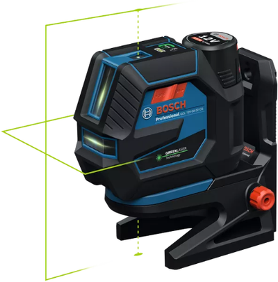 Bosch Blue GCL 12V-50-22 CG professioneller Linienlaser | in L-Boxx 136 mit 1 x Batterie GBA 12V 2,0Ah - 0601066S02