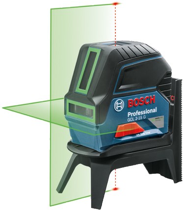 Bosch Blue GCL 2–15 g professioneller Linienlaser mit grünem Laser – 0601066j00