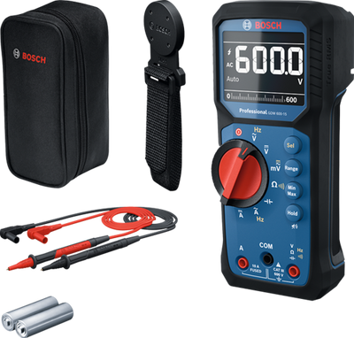 Bosch Blue GDM 600-15 Profi-Multimeter + MH1 Magnethalter – 0601077301
