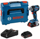 Bosch Blue GDS 18V-330 HC Akku-Schlagschrauber | 330 nm | 2 x 4,0 Ah Akku + Ladegerät | in L-Boxx - 06019l5002