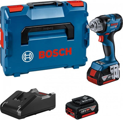Bosch Blue GDS 18V-330 HC Akku-Schlagschrauber | 330 nm | 2 x 5,0 Ah Akku + Ladegerät | in L-Boxx - 06019l5003