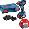 Bosch Blue GDX 18V-200 Professional | Akku-Schlagschrauber | einstellen | 2x Batterien | in L-Boxx - 0615990m38
