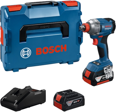 Bosch Blue GDX 18V-285 Akku-Schlagschrauber Schlagschrauber | inklusive 2x GBA 18v 4,0 Ah Ladegerät gal 18v-40 – 06019n2102