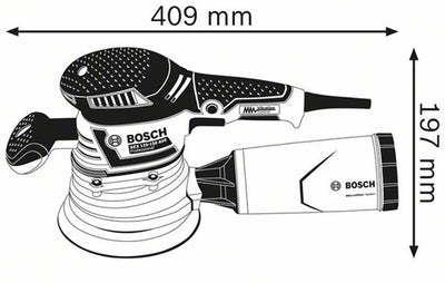 Bosch Professional Exzenterschleifer Gex 40-150 – 400 W – 150 mm – variabel
