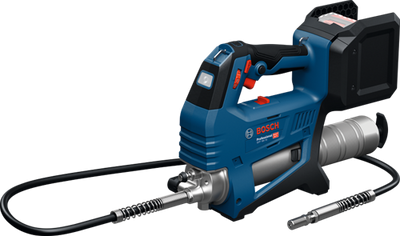 Bosch Blue GFP 18V-10 Akku-Fettpresse | Solo | inkl. 90 Kupplung und Schultergurt | ohne Akku und Ladegerät - 06019n6000