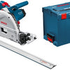 Bosch Blue GKT 55 GCE Tauchsäge | + 1,6m Führungsschiene | in L-Boxx - 0601675002