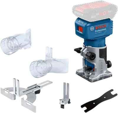 Bosch Blue GLF 18V-8 Profi Akku-Kantenfräser | 18v | ohne Akku und Ladegerät | im Karton - 06016c6000