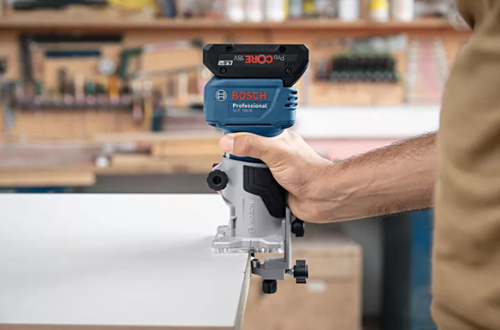 Bosch Blue GLF 18V-8 Profi Akku-Kantenfräser | 18v | ohne Akku und Ladegerät | in L-Boxx 136 - 06016c6001