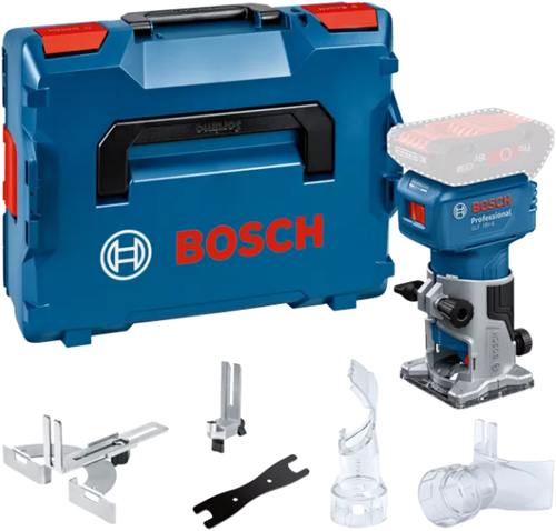 Bosch Blue GLF 18V-8 Profi Akku-Kantenfräser | 18v | ohne Akku und Ladegerät | in L-Boxx 136 - 06016c6001