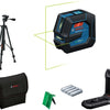 Bosch Blue GL 20-22 g Linienlaser | 4x Batterie 1,5V LR6 (AA) | Stativ BT 150 | im Karton - 0601065601