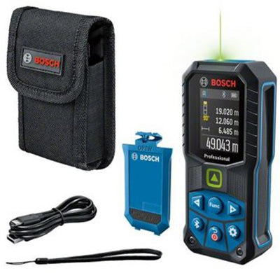 Bosch blau glm 50-27 cg | professioneller Laser-Entfernungsmesser | wiederaufladbarer Akku | 50 Meter | grün - 0601072u01