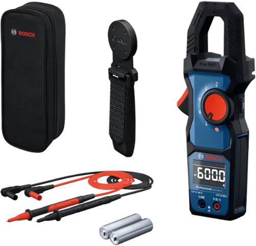 Bosch blaues professionelles Zangenmessgerät GMC 600-15 + MH1-Magnethalter – 0601077601