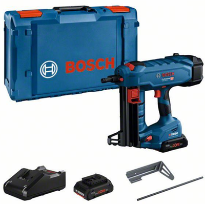 Bosch blau GNB 18v-38 | Akku-Betonnagler | 18v | 2 x 4.0 Procore-Akkus + Schnellladegerät | in L-Boxx - 06019l7002