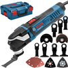Bosch Blue Gop 40-30 Multifunktionswerkzeug 400 W in L-Boxx + Zubehör – 0601231001