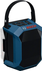 Bosch blauer GPB 18V-1C Akku-Lautsprecher | inkl. Tragegriff und Batteriefachdeckel | ohne Akku und Ladegerät - 06014a7001 - afbeelding 2