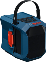 Bosch blauer GPB 18V-1C Akku-Lautsprecher | inkl. Tragegriff und Batteriefachdeckel | ohne Akku und Ladegerät - 06014a7001 - afbeelding 1