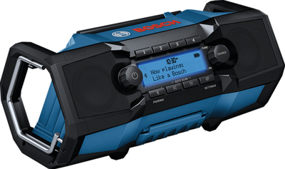 Bosch Blue GPB 18V-3SC Batterieradio | UKW, DAB+ und Bluetooth | ohne Batterien und Ladegerät - 06014a3300